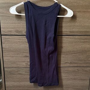 a new day Dark Blue Tank Top